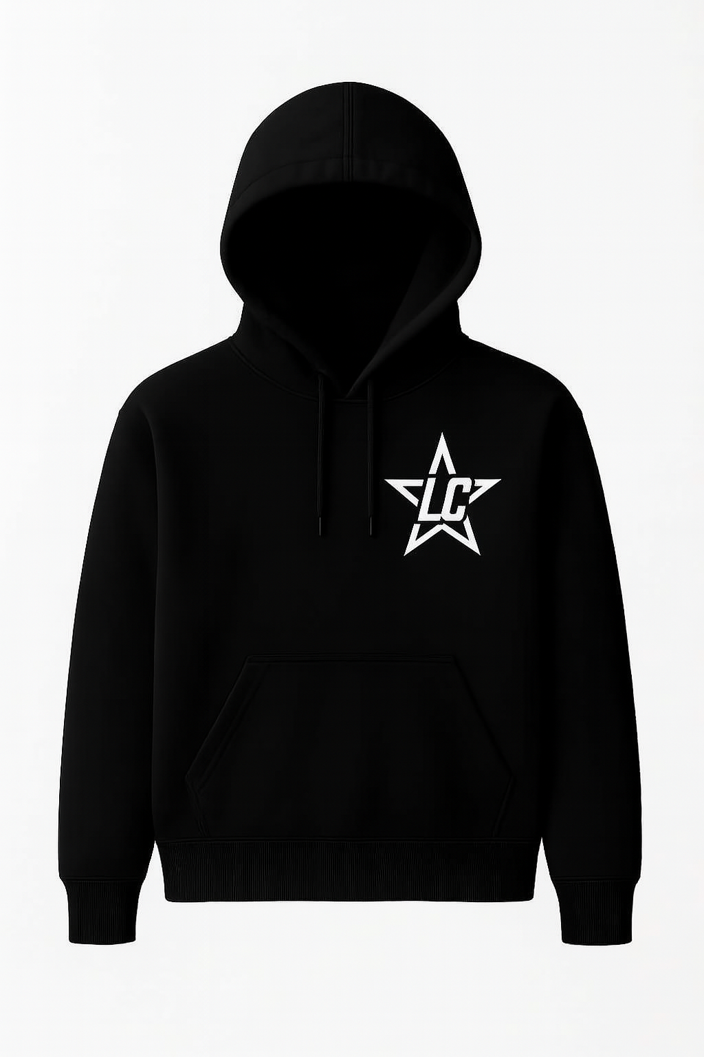 Black Plain Hoodie